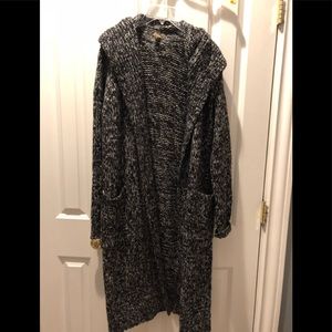 Moth long sweater coat from Anthropologie